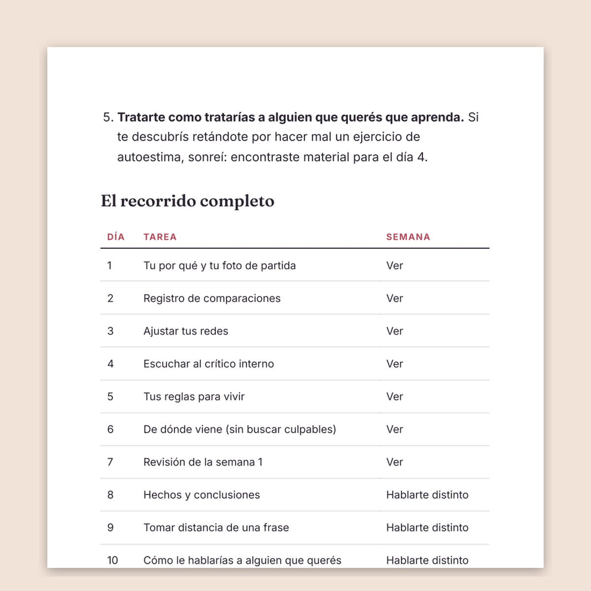 Autoestima real: dejar de compararte y elegirte